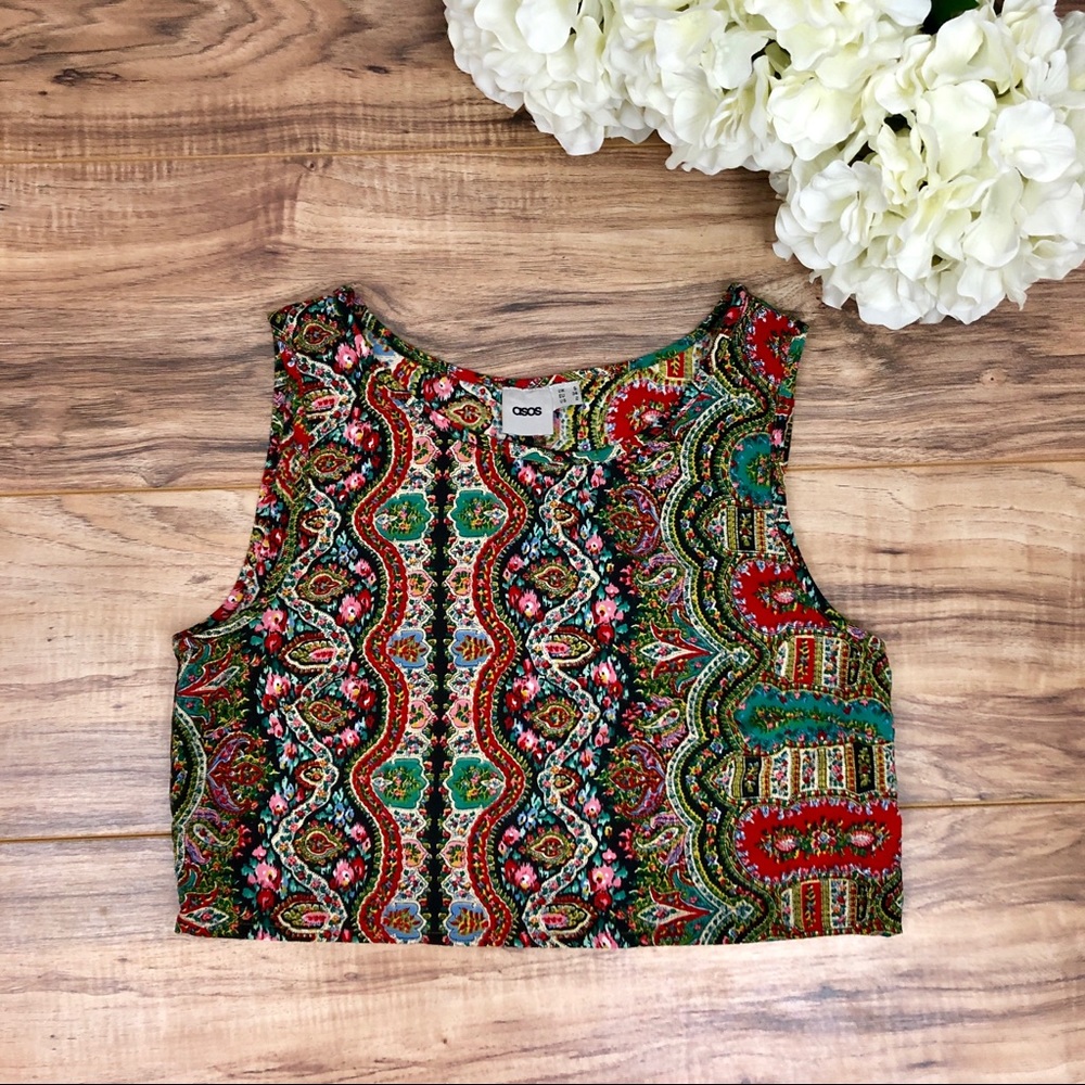 ASOS Sleeveless Crop Top Size 2